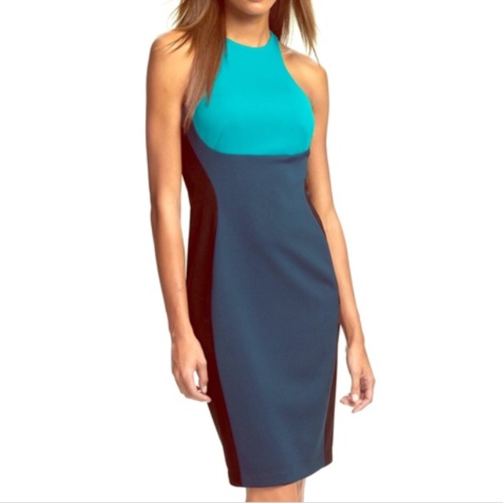 Maggy London color block scuba dress